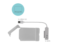 I-TEC MySafe USB 3.0 Easy SATA I/II/III HDD SSD BIAŁA MYSAFEU314 - 456355 - zdjęcie 3